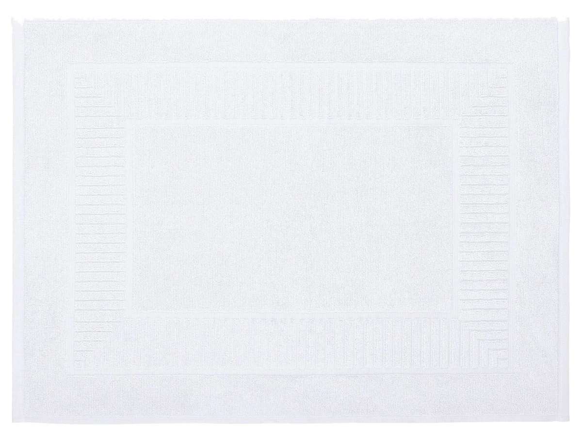 GÖZZE Badvorleger aus Bio-Baumwolle in Weiß, B/T: 50 x 70 cm - Bild 2