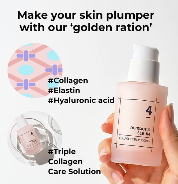 Numbuzin No4 Collagen 73% Pudding Serum, 50 ml, für reife Haut - Bild 1