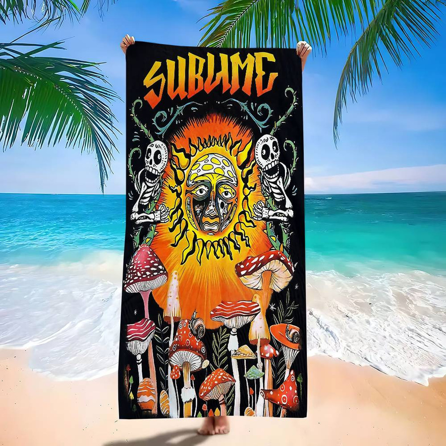 Sublime Singer Mikrofaser Strandtuch multicolor, 30 x 30 cm - Bild 3
