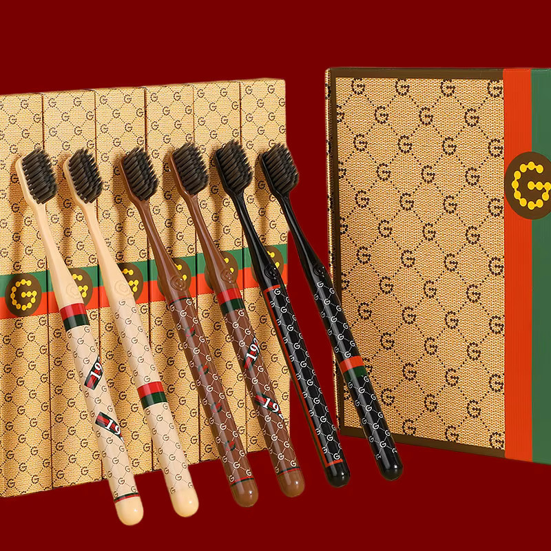 Zahnbürsten-Geschenkbox, Schwarz und Weiß, Unisex - Bild 5