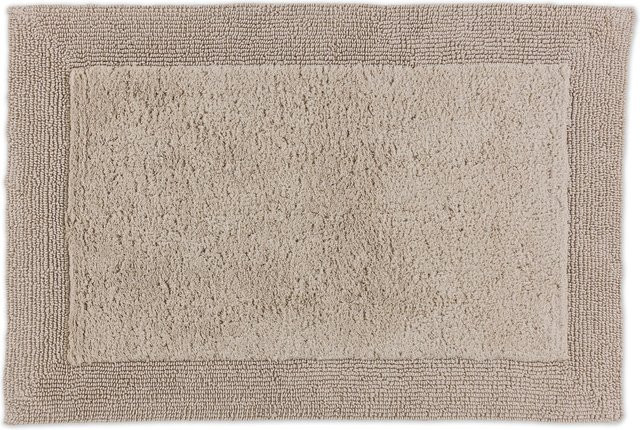Badematte SCHÖNER WOHNEN BAHAMAS aus Baumwolle in Beige und Braun, B/T: 110 x 67 cm - Bild 1
