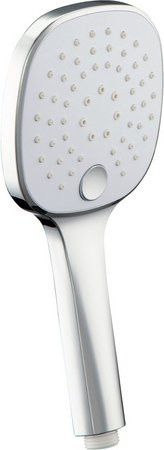 WELLWATER Handbrause Meloa mit 4 Strahlarten in Chrom und Weiß - Bild 1