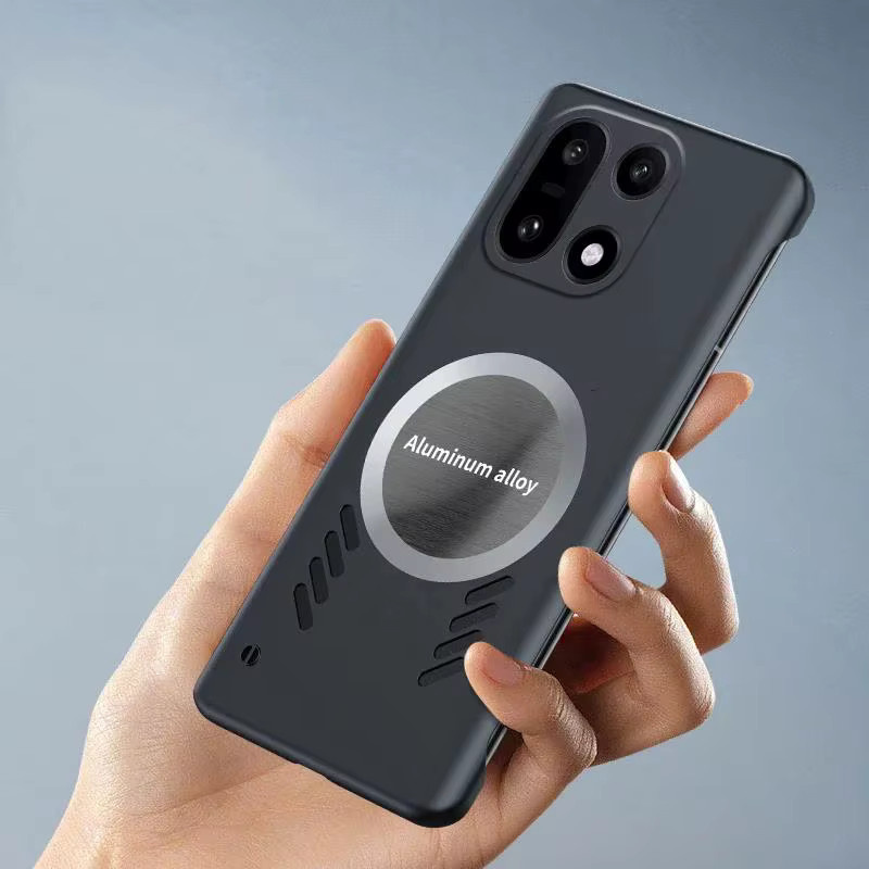 Magnetische OnePlus Handyhülle mit rahmenloser Wärmeableitung und Kühlfunktion in Orange - Bild 3