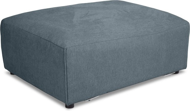 Zwischenhocker SANSIBAR MJOLDEN in Anthrazit und Blau mit Stoffbezug, B/T/H: 61,0 x 42,0 x 23,0 cm - Bild 1