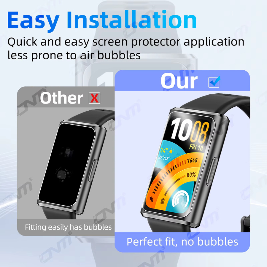 SOFT-Schutzfolie für Huawei Band 11 und 11 Pro, transparente HD-Anti-Kratz-Displayschutzfolie - Bild 5