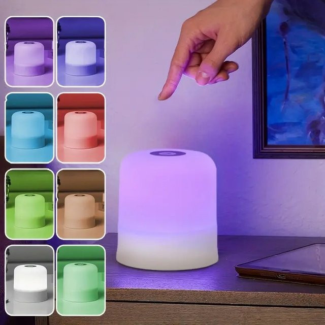 GGBEE LED Nachtlicht mit Fernbedienung und Dimmer in Tricolor für Kinderzimmer und Schlafzimmer - Bild 1
