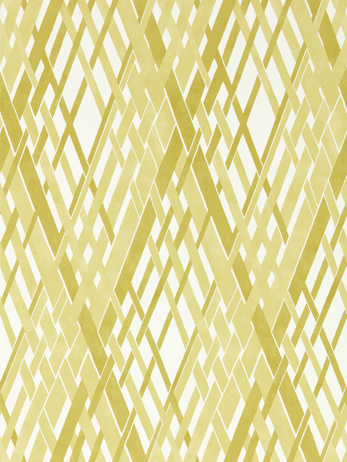Harlequin Tapete Locronan in Honey/First Light mit geometrischem Art Deco Design aus Vlies - Bild 1