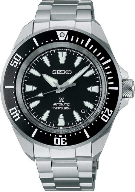 Seiko Armbanduhr Prospex Slim Samurai, Automatik, Edelstahl, Schwarz, 42 mm, Herren - Bild 1