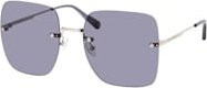 Aoyama Optical Germany Korrektionsbrille, randlos, quadratisch, Metal, silver, grey, Unisex - Bild 1