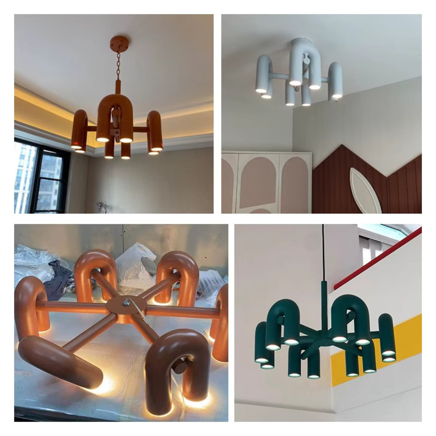 MZISOSOD Nordic LED Deckenleuchte in U-Form für Wohnzimmer, Schlafzimmer und Loft - Bild 4