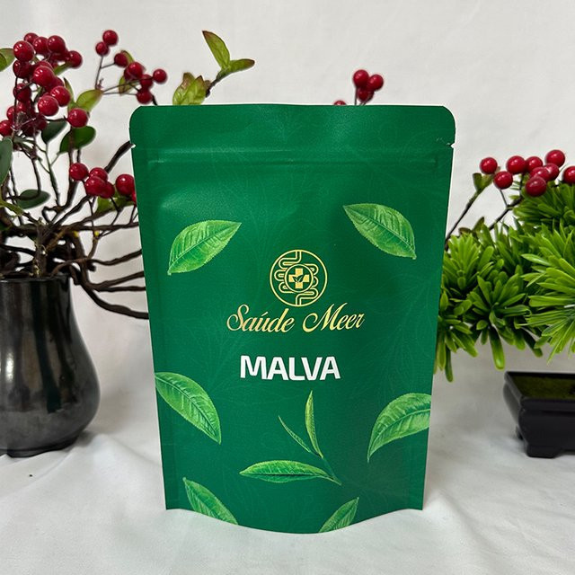 YUKXIANG Kraftpapier-Standbodenbeutel mit Reißverschluss in Grün für Kaffeebohnen und Tee - Bild 1