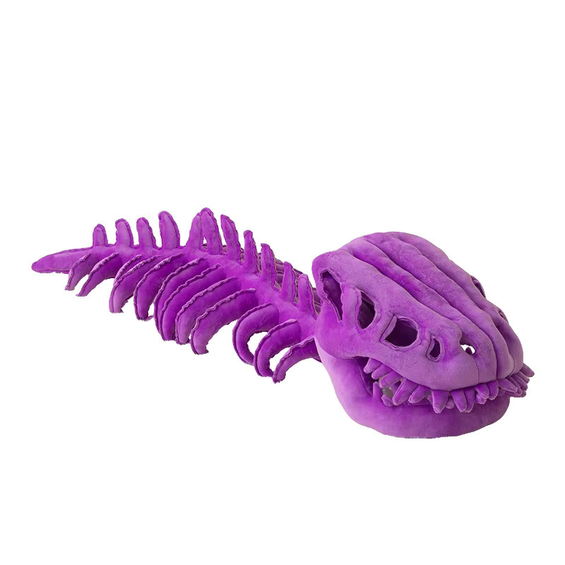 MIAOOWA Dinosaurier-Knochen Lustige Puppe, Plüschtier, Lila, Rosa - Bild 2