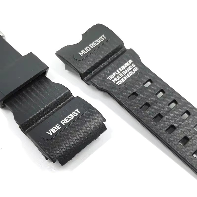 Casio Uhrenarmband Silikon, Schwarz, Herren - Bild 3