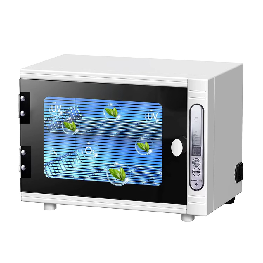 VamsLuna UV-Ozon-Sterilisator Desinfektionsbox in Weiß mit 12 l Volumen und Timer für die 360 Grad Reinigung von Schönheitswerkzeugen - Bild 6