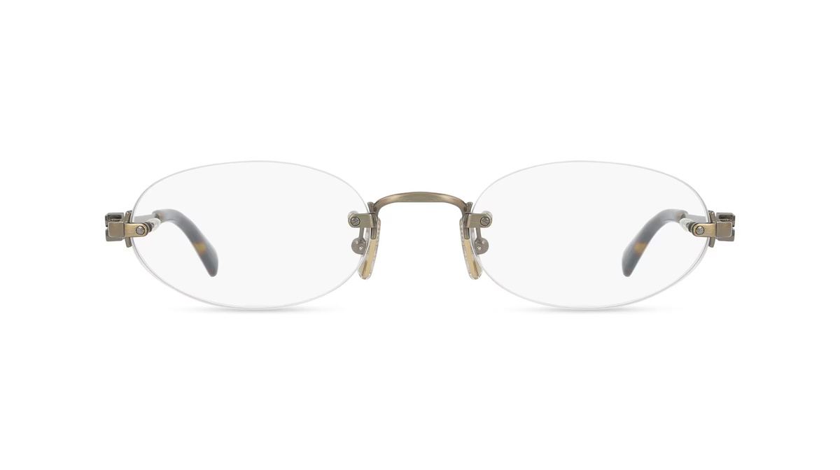 Miu Miu 0MU 53WV Korrektionsbrille, randlos, oval, Metall, Gold, Damen - Bild 1