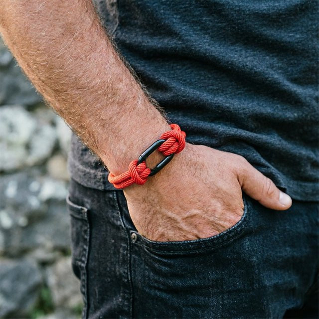 Noter Herren-Kordelarmband - Bild 1