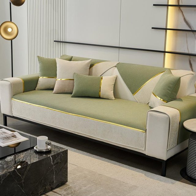 Chenille-Sofakissen Super Six mit abnehmbarem Bezug, modern, B/B/H: 70 x 70 x 70 cm - Bild 1