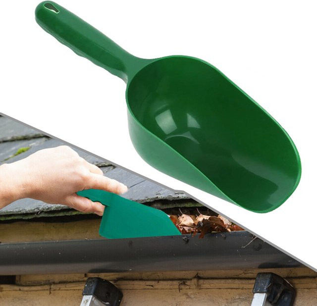 Getter Scoop Dachrinnenreinigung Werkzeug aus Kunststoff in Grün - Bild 1