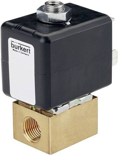 Bürkert Magnetventil 20074843 7012 in Schwarz mit 24V Spannung - Bild 1