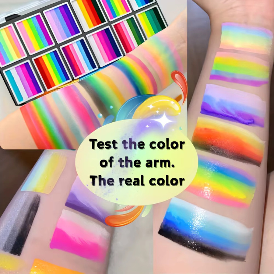 EYIR Gesichts- und Körperfarbenpalette, 65 Farben, Unisex - Bild 4