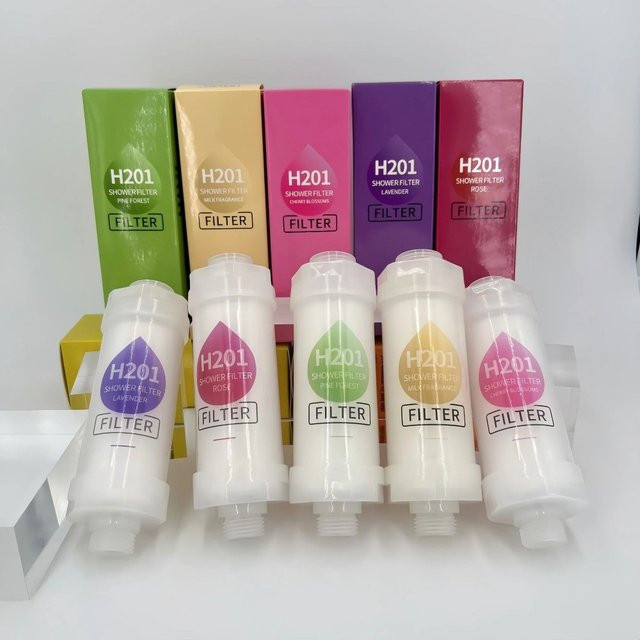 Vitamin C Duschkopffilter mit Lavendel-Duft, Unisex - Bild 1