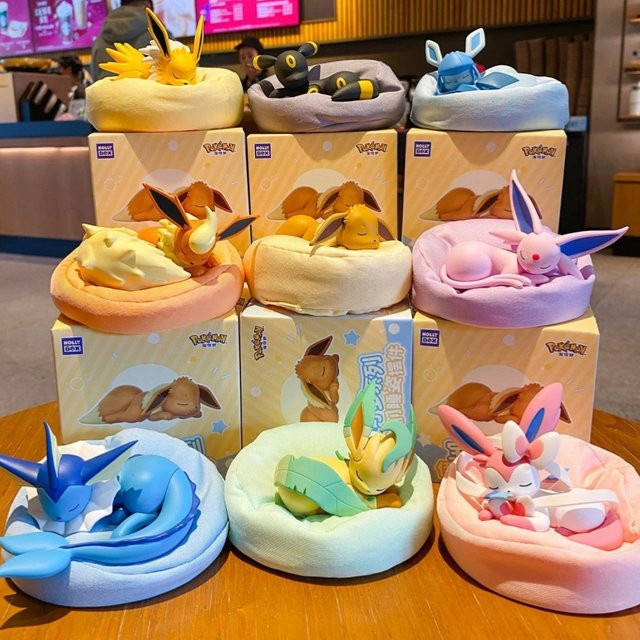 Bandai Pokémon Eevee Schlafpositionen-Serie Blind Box, Modell Spielzeug - Bild 1