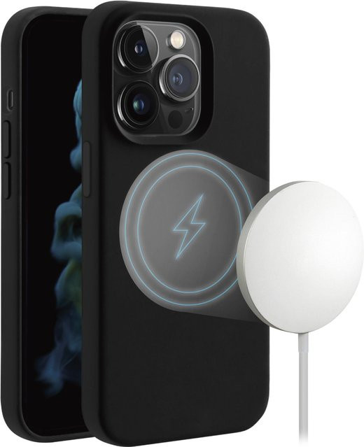 Vivanco Mag Hype Cover für iPhone 14 Pro Max mit Magnetic Wireless Charging Support in Schwarz - Bild 1