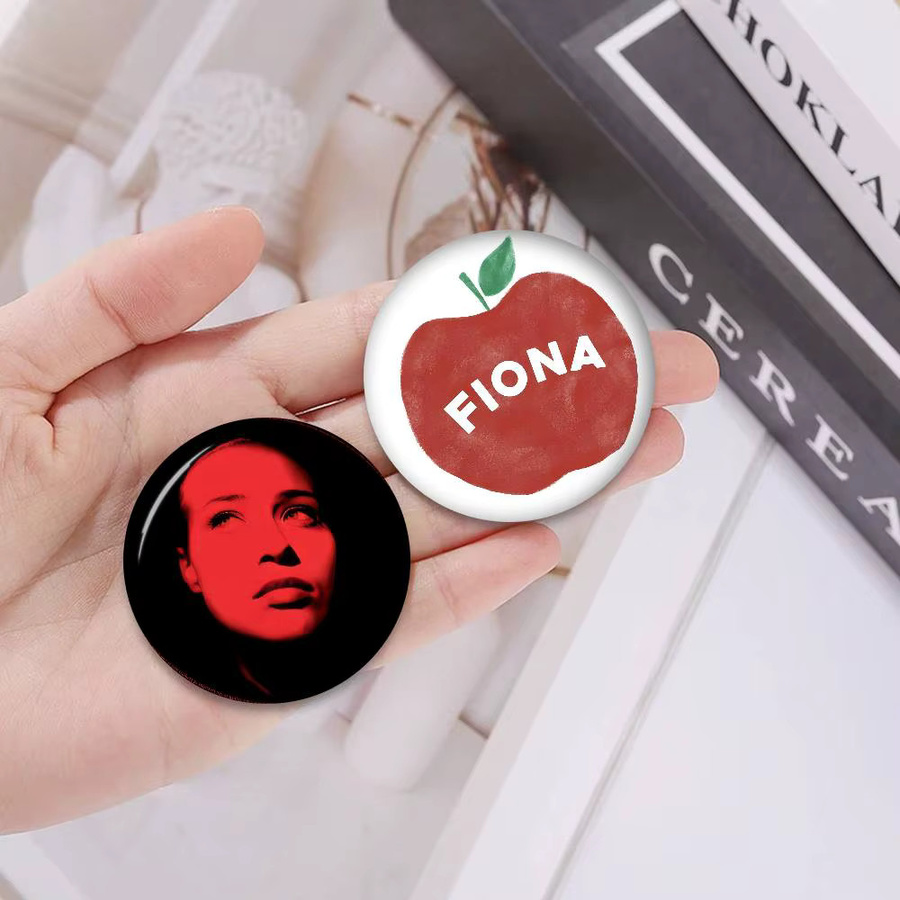 Kayou Anime Foto Anstecknadel Runde Broschen für F-Fiona und A-Apple - Bild 2