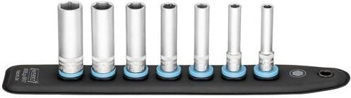 Hazet SmartRail Steckleiste 850LG-SR/7 mit 7 Steckplätzen, Antrieb 1/4 Zoll (6,3 mm), Farbe Silber - Bild 1