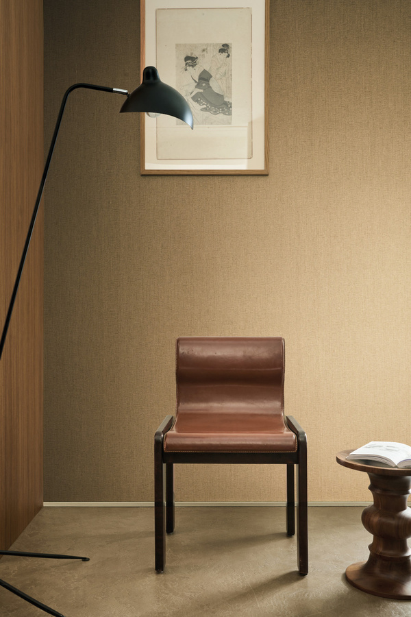 Omexco Tapete Naxi in Olive mit abstraktem Design aus Vlies - Bild 1