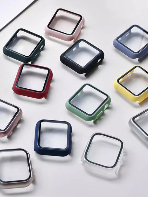 LCAPLE Displayschutzfolie für Apple Watch, gehärtetes Glas, transparent - Bild 1