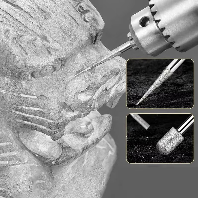 Dremel 30-teiliges Diamantfräser-Set in Silber mit 2,35 mm und 3 mm Schaft inklusive Aufbewahrungsbox für Rotationswerkzeuge und Elektroschleifer - Bild 3