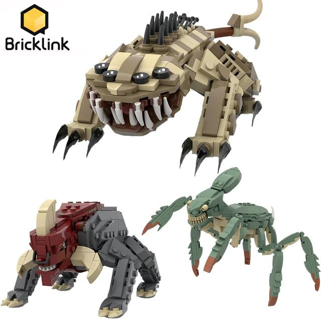 Bricklink Star Wars Geonosia Arena drei Bestien, Bausteine Spielzeug - Bild 1