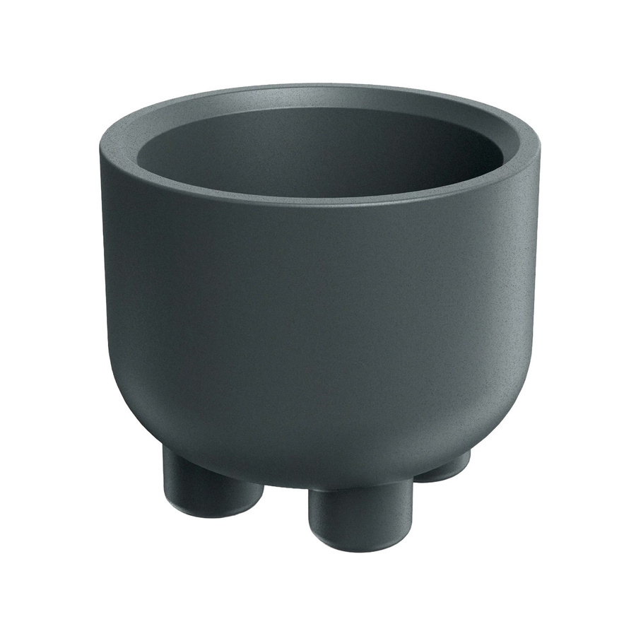 Prosperplast Blumentopf Molta Round Foot in Graphit Ø 60 cm x H 50 cm - Bild 2