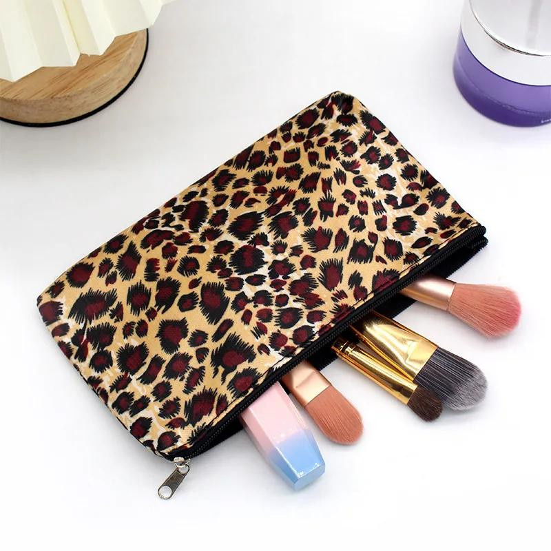 Rising-makeup Kosmetiktasche mit Leoparden-Herzmuster, Damen - Bild 2