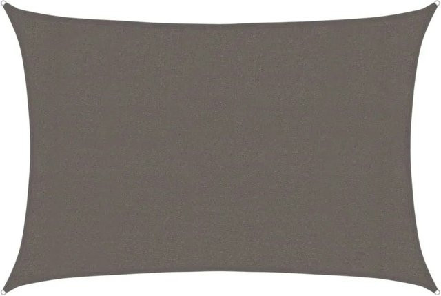 Furnicato Sonnensegel aus HDPE in Anthrazit, Rechteckig, B x T: 5 x 3 m - Bild 1