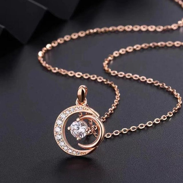 Lucky Star Jewelry Halskette, 925 Silber, Zirkonia, Damen - Bild 1