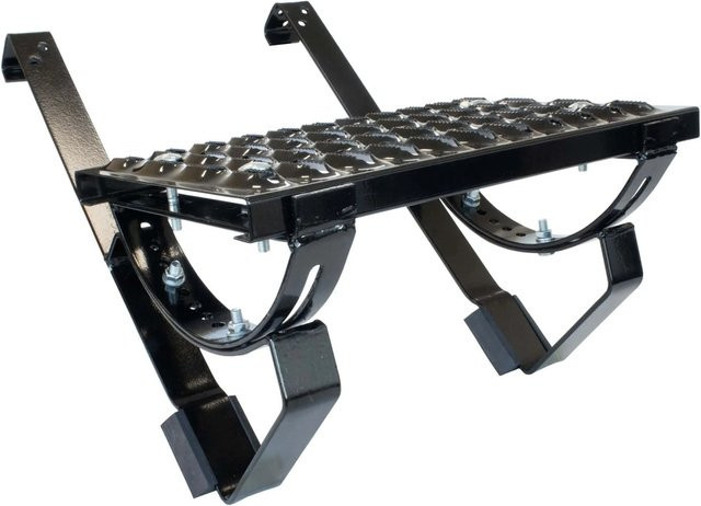 Daprona Laufrost Set für Flache Dachziegel aus verzinktem Stahl in Schwarz, Breite: 40 cm - Bild 1