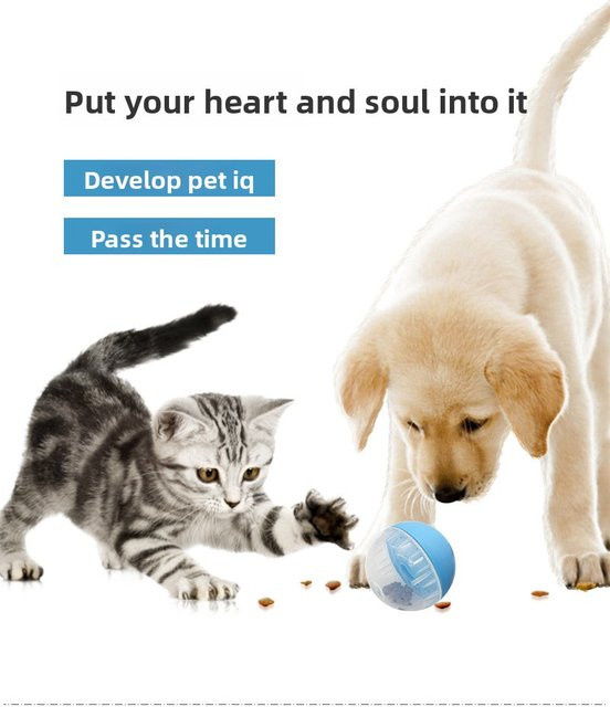 IQ Treat Ball Leckerli-Spender, Spielzeugball, interaktives Hundespielzeug - Bild 1