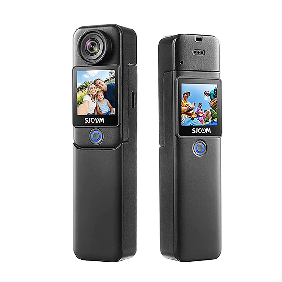 SJCAM C300 Taschen-Action-Kamera für Vlogging in Schwarz, wasserdicht mit fester Halterung und Akku - Bild 4