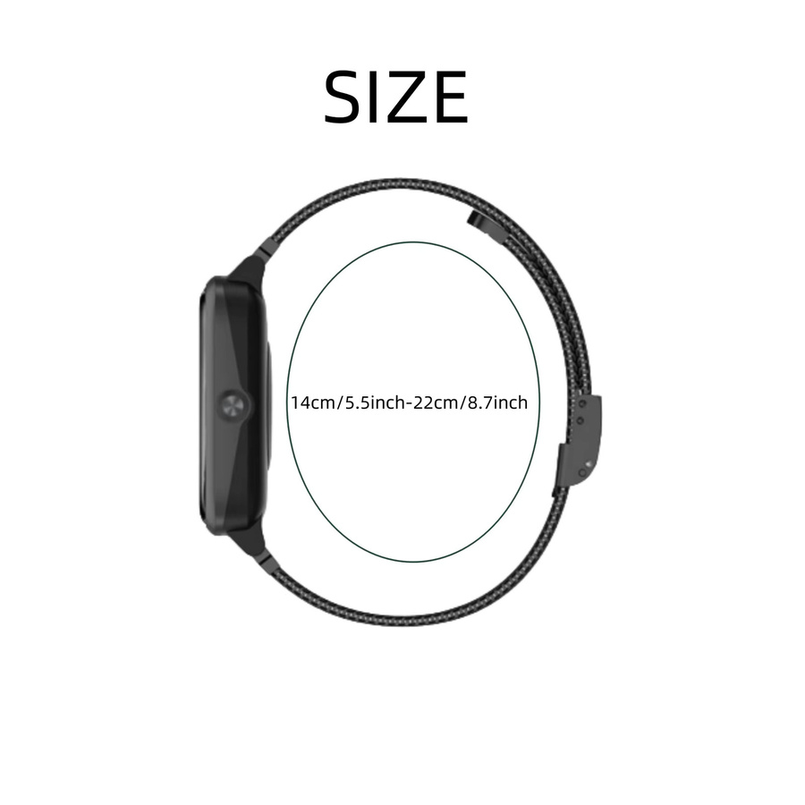 DAINU Uhrenarmband Edelstahl, Silber, OnePlus Watch 3/2/2R, Unisex - Bild 4