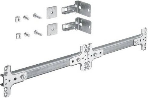 Hager UT82CN Abfangschiene univers 2-feldig aus Metall in Silber - Bild 1