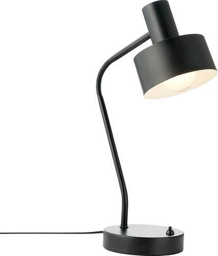 Nordlux Matis Tischlampe Schwarz E27 15W verstellbar aus Metall - Bild 1