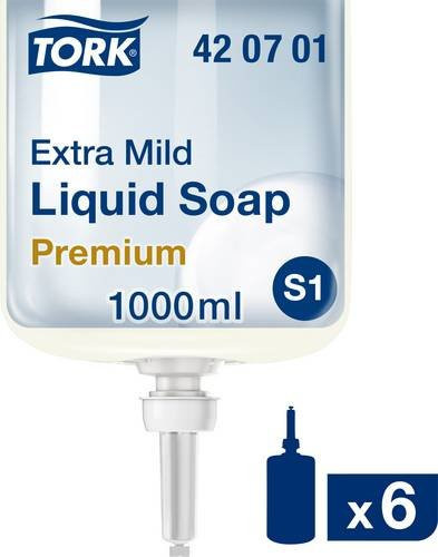 Tork Flüssigseife Sensitive, 1000 ml, Hände - Bild 1