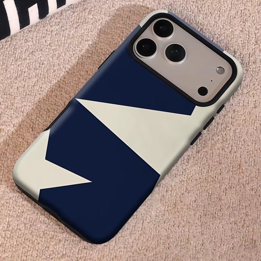 Aegis Schutzhülle mit MagSafe für iPhone 17 16 15 14 13 Pro Max aus hartem PC im Marine-Stern-Design in Blau - Bild 5