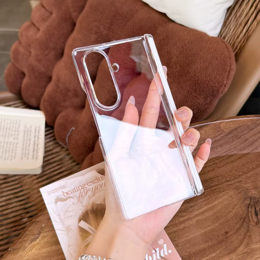 Transparente Acryl-Schutzhülle für Samsung Galaxy Z Fold 7 6 5 4 mit Magnetfunktion und stoßfestem Design - Bild 6