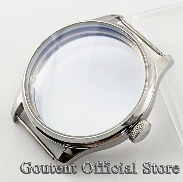 Goutent Uhrenzubehör, Edelstahl, Silber, 44 mm, Unisex - Bild 1
