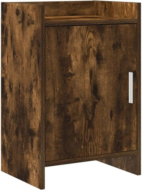vidaXL Nachttisch aus Holzwerkstoff in Geräucherte Eiche, modern, B/T/H: 40 x 30 x 60 cm - Bild 1