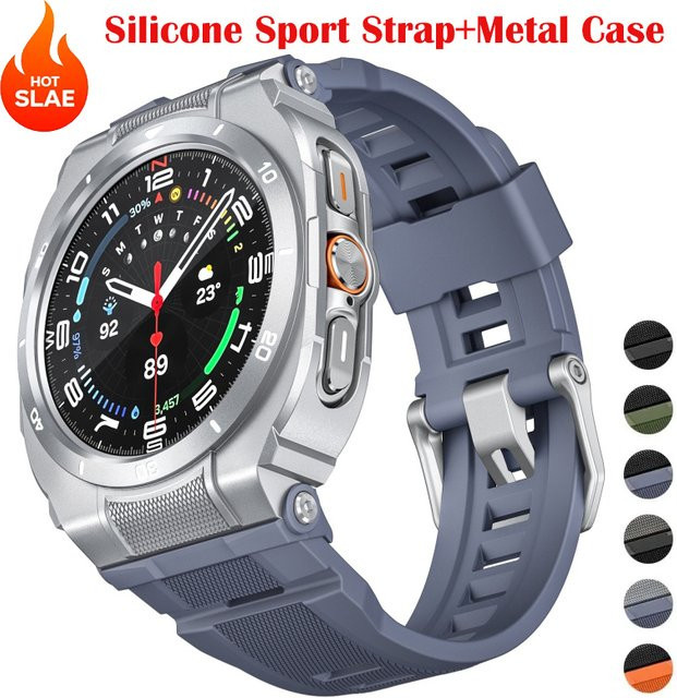 CHIICSMART Uhrenarmband Silikon, Schwarz, Unisex - Bild 1