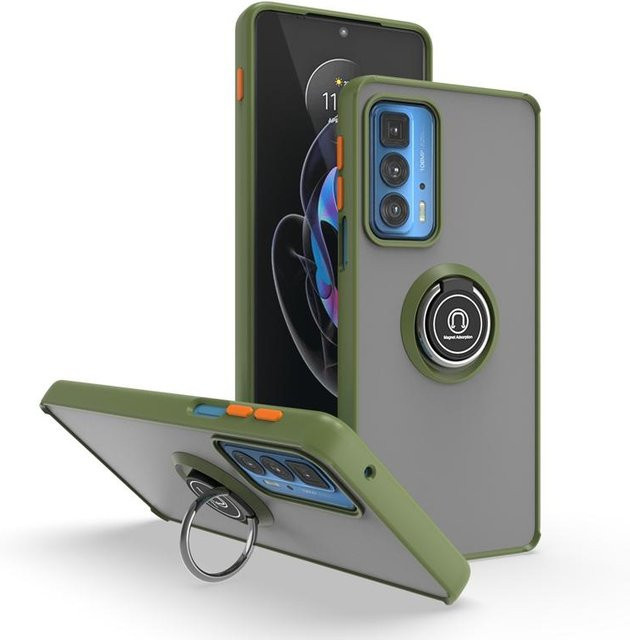 Stoßfeste Ring Handyhülle für Motorola Edge 20 30 40 Neo 50 Ultra 60 Fusion E22 E20 Pro S30 mit Ringhalter Schutzhülle - Bild 1